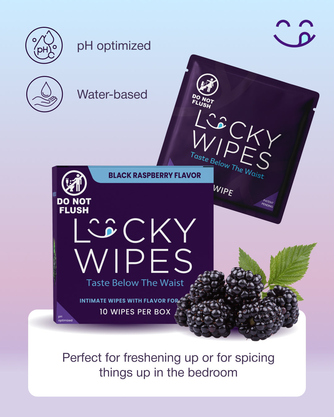 Black Raspberry Lucky Wipes